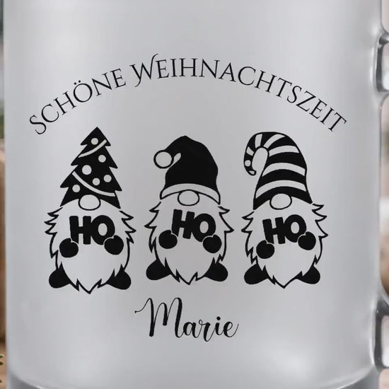 Personalisierte Weihnachtstasse mit Namen, Wichtel Tasse personalisiert Tassen mit Namen, Weihnachtsgeschenk Tasse Weihnachtstasse Geschenk