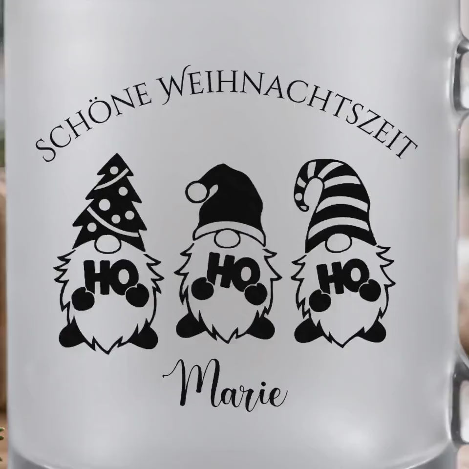Personalisierte Weihnachtstasse mit Namen, Wichtel Tasse personalisiert Tassen mit Namen, Weihnachtsgeschenk Tasse Weihnachtstasse Geschenk